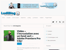 Tablet Screenshot of blog.ludikreation.com